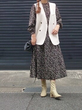 「c.u.l（シーユーエル）のアイテム（トップス）」を使った、マルルン♪ さん（レディース・159cm）の秋コーディネート