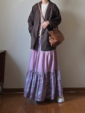 「アイテム（ジャケット/アウター）」を使った、マルルン♪ さん（レディース・159cm）の秋コーディネート