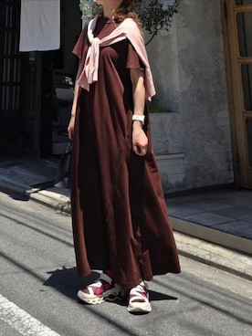 「ikka（イッカ）のアイテム」を使った、マルルン♪ さん（レディース・159cm）の夏コーディネート