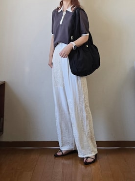 「ikka（イッカ）のアイテム」を使った、マルルン♪ さん（レディース・159cm）の夏コーディネート