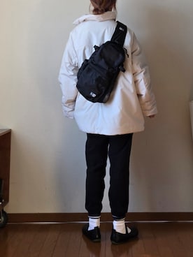 「アイテム（バレエシューズ）」を使った、マルルン♪ さん（レディース・159cm）の冬コーディネート