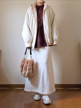 「ammy.（エイミードット）のアイテム（アクセサリー）」を使った、マルルン♪ さん（レディース・159cm）の秋コーディネート