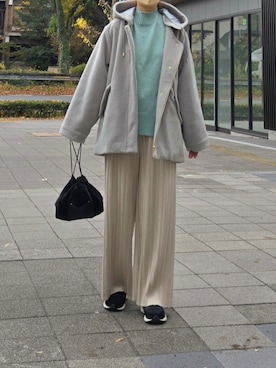 「アイテム（ジャケット/アウター）」を使った、マルルン♪ さん（レディース・159cm）の冬コーディネート