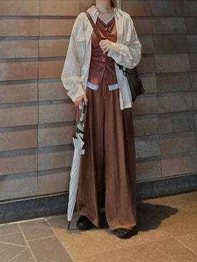 「tiptop（ティップトップ）のアイテム」を使った、マルルン♪ さん（レディース・159cm）の秋コーディネート