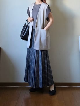「ikka（イッカ）のアイテム」を使った、マルルン♪ さん（レディース・159cm）の夏コーディネート