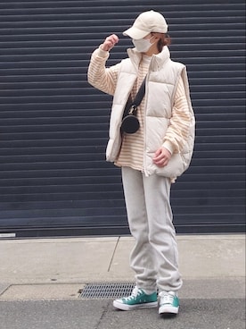 「chumchum（チャムチャム）のアイテム」を使った、マルルン♪ さん（レディース・159cm）の冬コーディネート