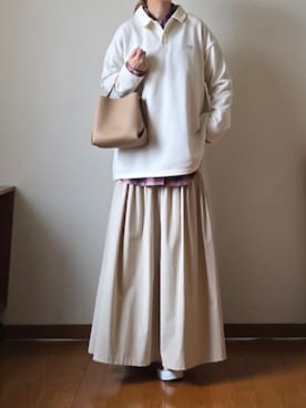 「アイテム（ハンドバッグ）」を使った、マルルン♪ さん（レディース・159cm）の秋コーディネート