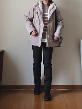 「アイテム（マウンテンパーカー）」を使った、マルルン♪ さん（レディース・159cm）の秋コーディネート