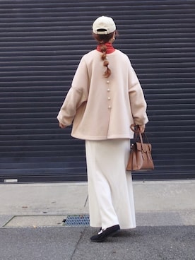 「アイテム（バレエシューズ）」を使った、マルルン♪ さん（レディース・159cm）の秋コーディネート