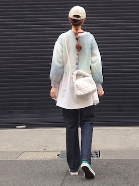 「chumchum（チャムチャム）のアイテム」を使った、マルルン♪ さん（レディース・159cm）の春コーディネート