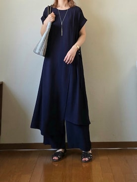 「ikka（イッカ）のアイテム」を使った、マルルン♪ さん（レディース・159cm）の夏コーディネート
