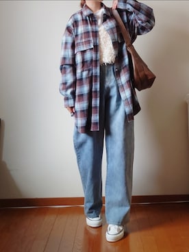 「アイテム（キャミソール、ホワイト系）」を使った、マルルン♪ さん（レディース・159cm）の秋コーディネート