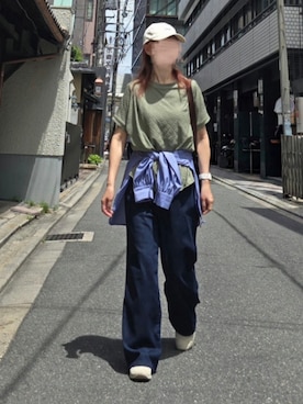 「ikka（イッカ）のアイテム」を使った、マルルン♪ さん（レディース・159cm）の夏コーディネート