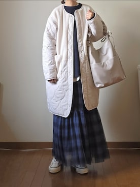 「reca（レカ）のアイテム（その他アウター）」を使った、マルルン♪ さん（レディース・159cm）の秋コーディネート