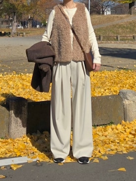 「アイテム（ハンドバッグ）」を使った、マルルン♪ さん（レディース・159cm）の冬コーディネート