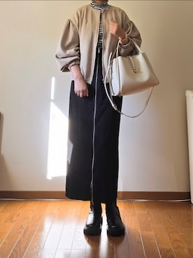 「Fizz（フィズ）のアイテム（ジャケット/アウター）」を使った、マルルン♪ さん（レディース・159cm）の秋コーディネート