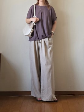 「ikka（イッカ）のアイテム」を使った、マルルン♪ さん（レディース・159cm）の夏コーディネート