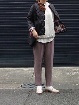 ローファー ベージュ系 を使った人気ファッションコーディネート Wear