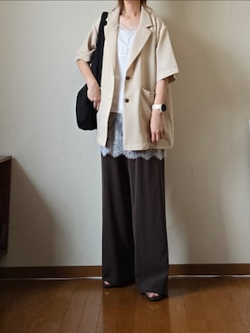 「ikka（イッカ）のアイテム」を使った、マルルン♪ さん（レディース・159cm）の夏コーディネート