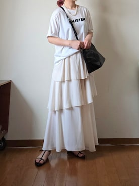 「アイテム（サンダル）」を使った、マルルン♪ さん（レディース・159cm）の夏コーディネート
