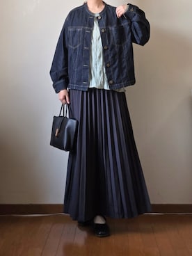 「アイテム（ジャケット/アウター）」を使った、マルルン♪ さん（レディース・159cm）の秋コーディネート