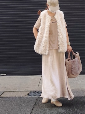 「corners」｜「アイテム（その他アウター）」を使った、マルルン♪ さん（レディース・159cm）の秋コーディネート