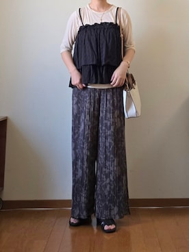「アイテム（スカート）」を使った、マルルン♪ さん（レディース・159cm）の秋コーディネート