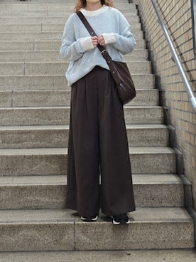 「アイテム（ブルゾン）」を使った、マルルン♪ さん（レディース・159cm）の冬コーディネート