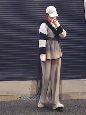 「アイテム（スマホグッズ）」を使った、マルルン♪ さん（レディース・159cm）の春コーディネート