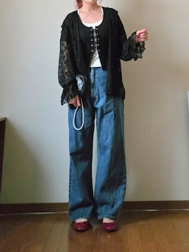 「アイテム（Tシャツ/カットソー）」を使った、マルルン♪ さん（レディース・159cm）の夏コーディネート