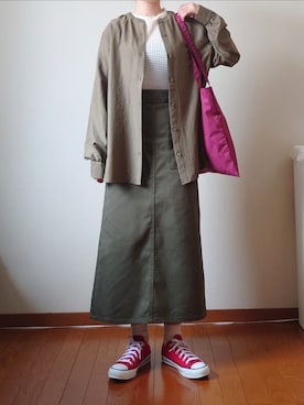 「Le temps riche（ルタンリッシュ）のアイテム」を使った、マルルン♪ さん（レディース・159cm）の秋コーディネート