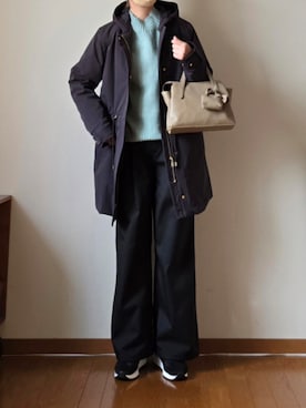 「ikka（イッカ）のアイテム」を使った、マルルン♪ さん（レディース・159cm）の冬コーディネート