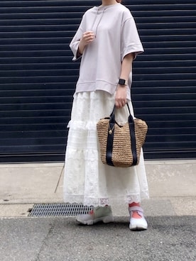 「Q（キュー）のアイテム」を使った、マルルン♪ さん（レディース・159cm）の春コーディネート