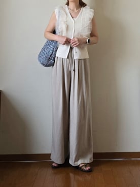 「ikka（イッカ）のアイテム」を使った、マルルン♪ さん（レディース・159cm）の夏コーディネート