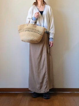 「tiptop（ティップトップ）のアイテム」を使った、マルルン♪ さん（レディース・159cm）の春コーディネート