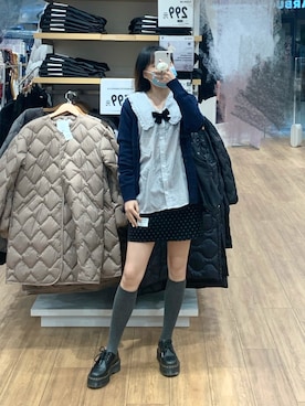 「通勤穿搭」｜「アイテム（ブーツ）」を使った、KreuzRoseさん（レディース・164cm）の秋コーディネート