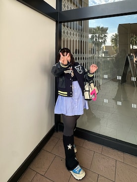 「アイテム（スタジャン）」を使った、のんさん（レディース・160cm・20代）の秋コーディネート