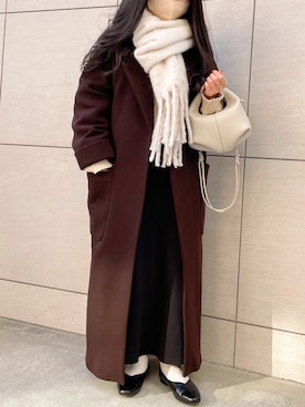 「アイテム（ファッション雑貨）」を使った、yoniさん（レディース・146cm）の冬コーディネート