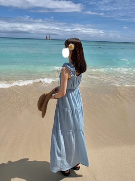 「mily bilet（ミウィビレット）のアイテム」を使った、みのさん（骨格ナチュラル・レディース・163cm）の夏コーディネート