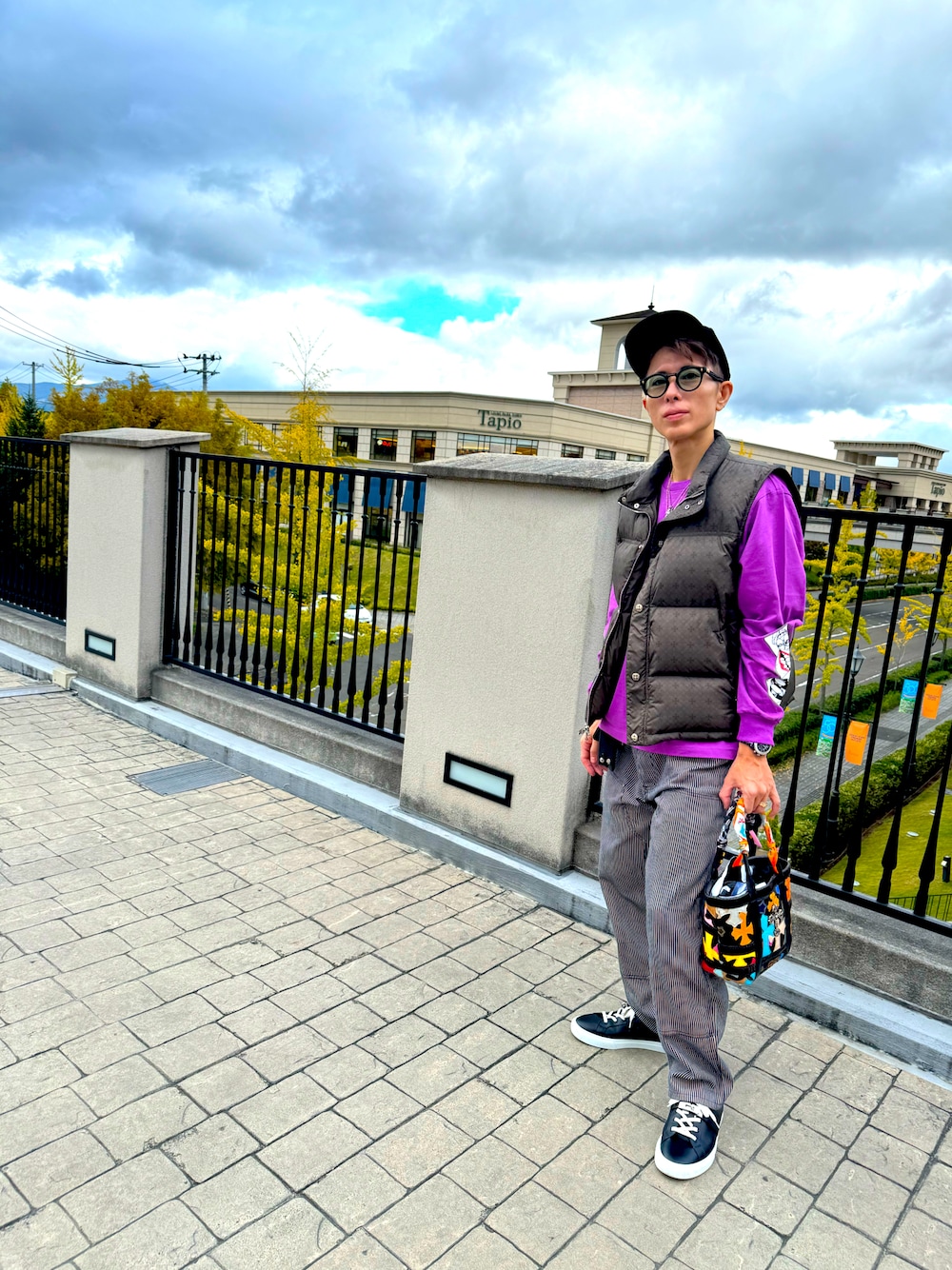 エルメスの木綿スカーフで作ったTシャツ