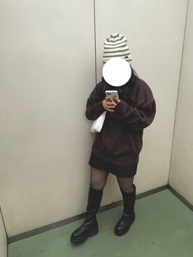 「DC（ディーシー）のアイテム」を使った、小さん（レディース・155cm）の秋コーディネート