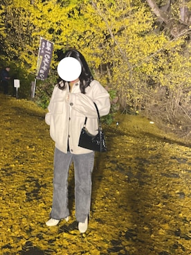 「WC（ダブル シー）のアイテム（ハンドバッグ）」を使った、小さん（レディース・155cm）の秋コーディネート