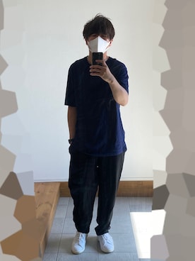 「UNIQLO+J」｜t（h）reeさん（メンズ・171cm）の秋コーディネート