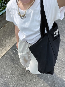 「FILA（フィラ）のアイテム（シューズ）」を使った、pipiさん（レディース・156cm）の夏コーディネート