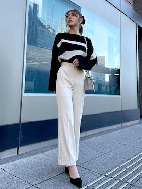 「アイテム（パンプス）」を使った、Darichさん（レディース）の秋コーディネート