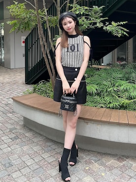 「アイテム（その他トップス）」を使った、Darichさん（レディース・158cm）の夏コーディネート