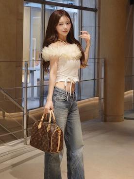 「Darich（ダーリッチ）のアイテム」を使った、Darichさん（レディース・158cm）の夏コーディネート