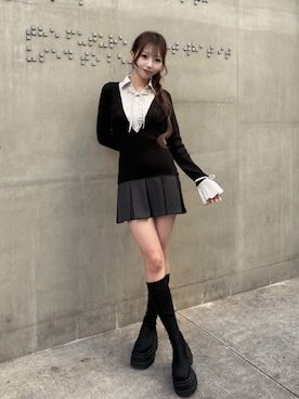 Darichさん（レディース・161cm）の秋コーディネート