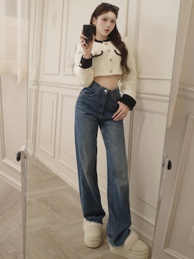 「Darich（ダーリッチ）のアイテム」を使った、Darichさん（レディース・165cm）の夏コーディネート