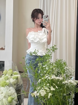 「Darich（ダーリッチ）のアイテム」を使った、Darichさん（レディース・158cm）の春コーディネート